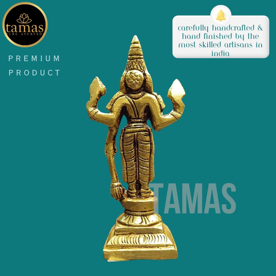 Tamas Brass  Lord Vishnu Statue